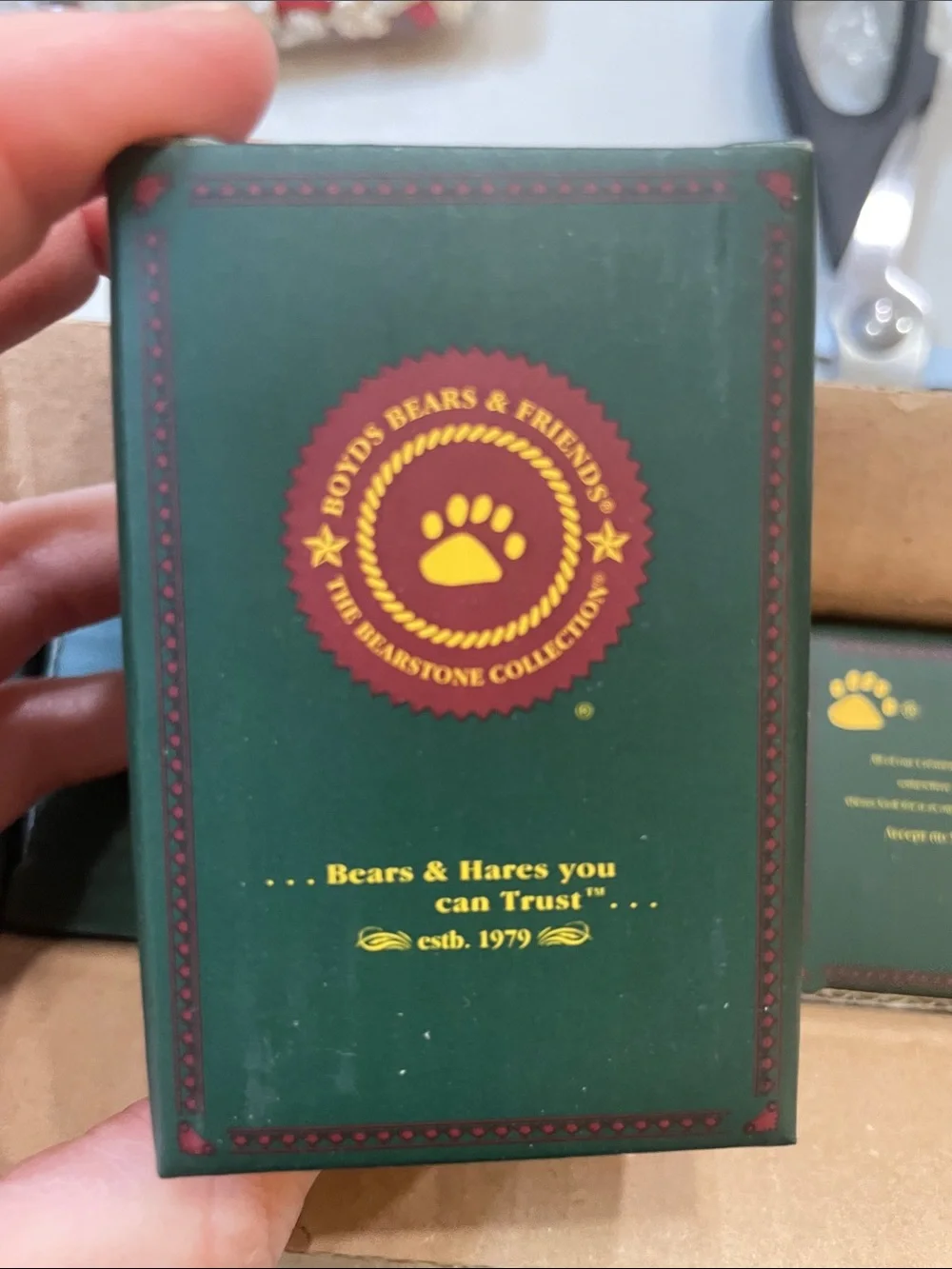 Boyd Bears The Head Bean Holiday Collection with Gifts and Gift Bags